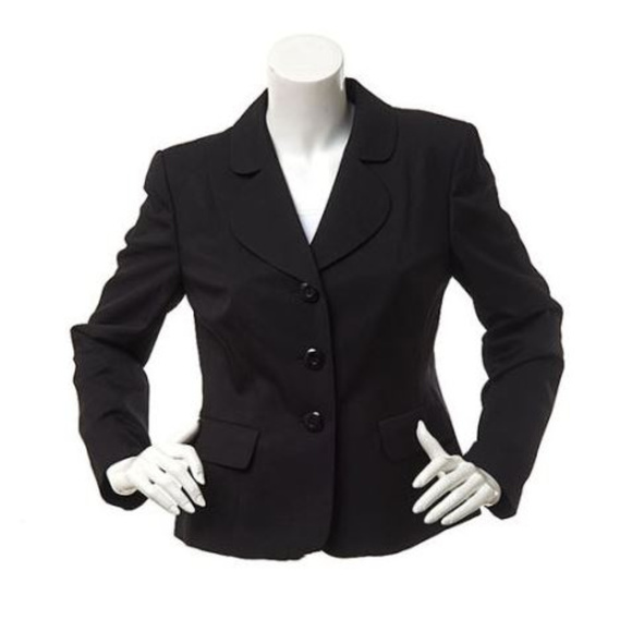 Kasper Petite Separates Three Button Blazer 4P - Picture 5 of 8
